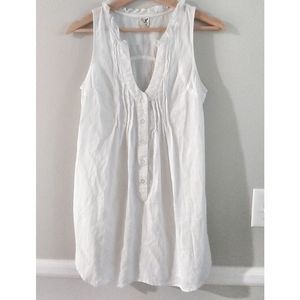 Edme & esyllte boho white top 100% cotton